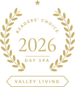 Valley Living Readers' Choice 2026 day spa badge